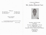 Mr. Judson "Juston" Carr
