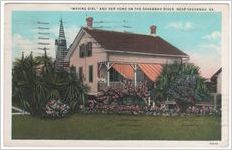 "Waving girl" and her home on the Savannah River, near Savannah, Ga.
