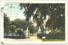 Entrance to Bonaventure Cemetery, Savannah, Ga.