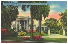 One of the beautiful residences located on Victory Drive, Savannah, Ga.