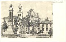 Gordon monument, post office, Chatham artillery armory, Savannah, Ga.
