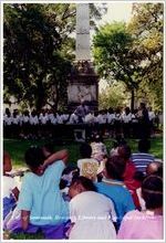 Ceremony at Pulaski Monument