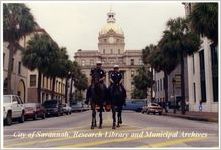 Mounted Police on Bull Street