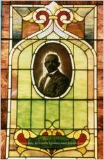 Stained Glass of Rev. Daniel Wright