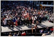 Military Presenting Flags at Georgia Day 1992 Celebration