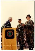 John Rousakis Thanking US Army Ranger.