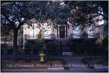 Savannah House Decorated for Christmas