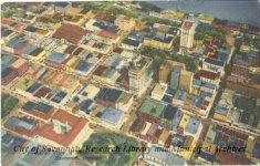 7--Aerial View of Main Business Section / Savannah, Georgia