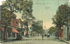 Savannah, Ga. Bull Street North from Oglethorpe Ave.