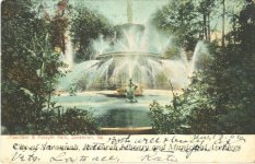 Fountain & Forsyth Park, Savannah, Ga.