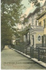 Savannah, Ga. Glimpse of Hall Street.
