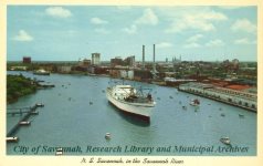 N. S. Savannah, in the Savannah River