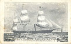 Steam Ship Savannah Capt. Moses Rogers.