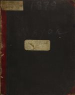 Mayor's Letter Book of Savannah, Georgia, 1879