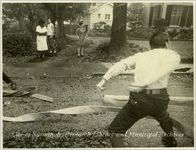 Man Running Fire Hose