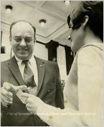 Mayor John C. Lewis and Unidentified Woman