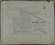 Plat of Highland Terrace, being subdivision of the Covington Tract, Bonaventure Road, Chatham County, Ga., as subdivided for The Park Realty Co. 1935 Copy.