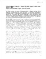 Abstract of an oral history interview with David R. Durden, 2009 January 27