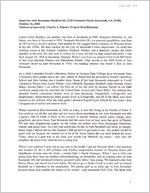 Abstract of an oral history interview with Benjamin Moultrie, III, 2008-10-21