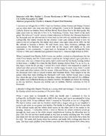 Abstract of an oral history interview with Ruthie L. Greene Rawlerson, 2008 November 11