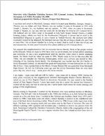 Abstract of an oral history interview with Charlotte Christine Serners, 2008 November 20