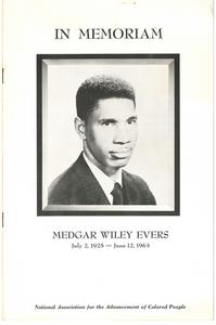 Funeral program for Medgar Wiley Evers