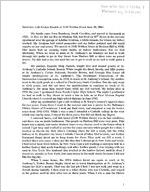 Abstract of an interview with Evelyn M. Daniels
