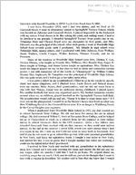 Abstract of an interview with Harold Franklin