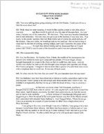 Transcript of an interview with Rose M. Harris