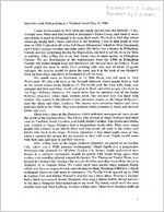 Abstract of an interview with Milton H. Rahn