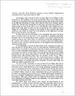 Abstract of an interview with Essie Richards