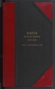 Minutes, Board of Regetns, 1975-1976, July 1, 1975-June 30, 1976