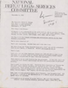 National Defeat Legal Services Committee -- National Employment Law Project