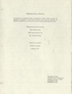 Legal Services, national summary, 1975