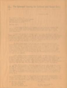 Episcopal Society for Cultural and Racial Unity, correspondence, 1966