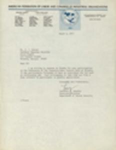 AFL-CIO Social Security Department, correspondence, 1971, 1976, 1977