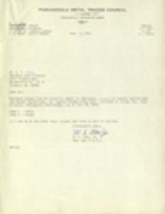 Pascagoula metal trades [Ingalls Shipyard], correspondence, 1970-1974