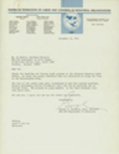 AFL-CIO Department of Education, correspondence, 1971
