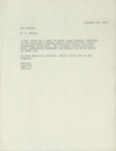 Don Slaiman [Executive Director], correspondence, 1971