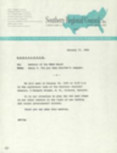 Textiles: Employment and Advancement for Minorities, correspondence, 1969