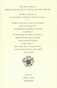 Martin Luther King Jr. Center for Social Change, correspondence and printed materials, 1976