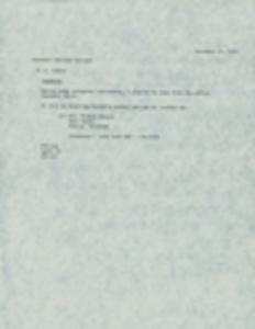 William Pollard [Executive Director], correspondence, 1974