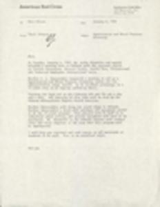 American Red Cross, correspondence, 1982-1983