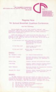 Children's Foundation, Miscellaneous newsletters, 1979-1980