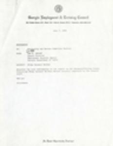 Georgia Employment and Training Council, Savannah/Chatham County Prime Sponsor Program reviews, 1980-1982