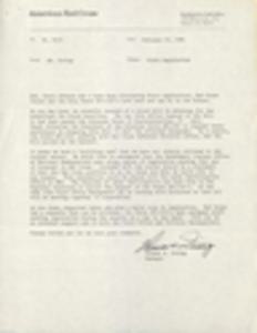 American Red Cross, correspondence, 1981