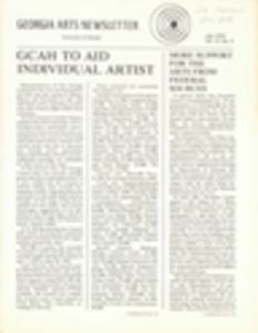 Georgia Arts newsletters, 1978-1979