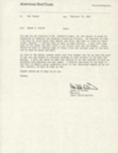 American Red Cross National Headquarters, correspondence, 1983-1984
