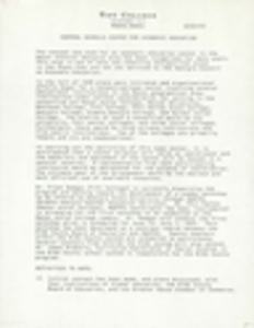 Georgia Council for Economic Education Central Georgia Center, activities report, 1977