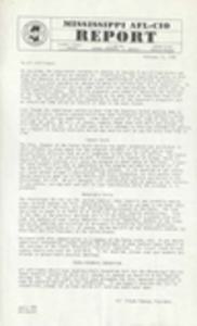 Mississippi AFL-CIO, correspondence and printed materials, 1980